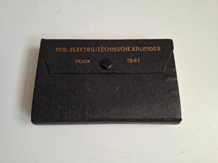 NED. ELECTRO-TECHNISCHE KALENDER VOOR 1941, Boeken, Techniek, Gelezen, Elektrotechniek, Ophalen of Verzenden