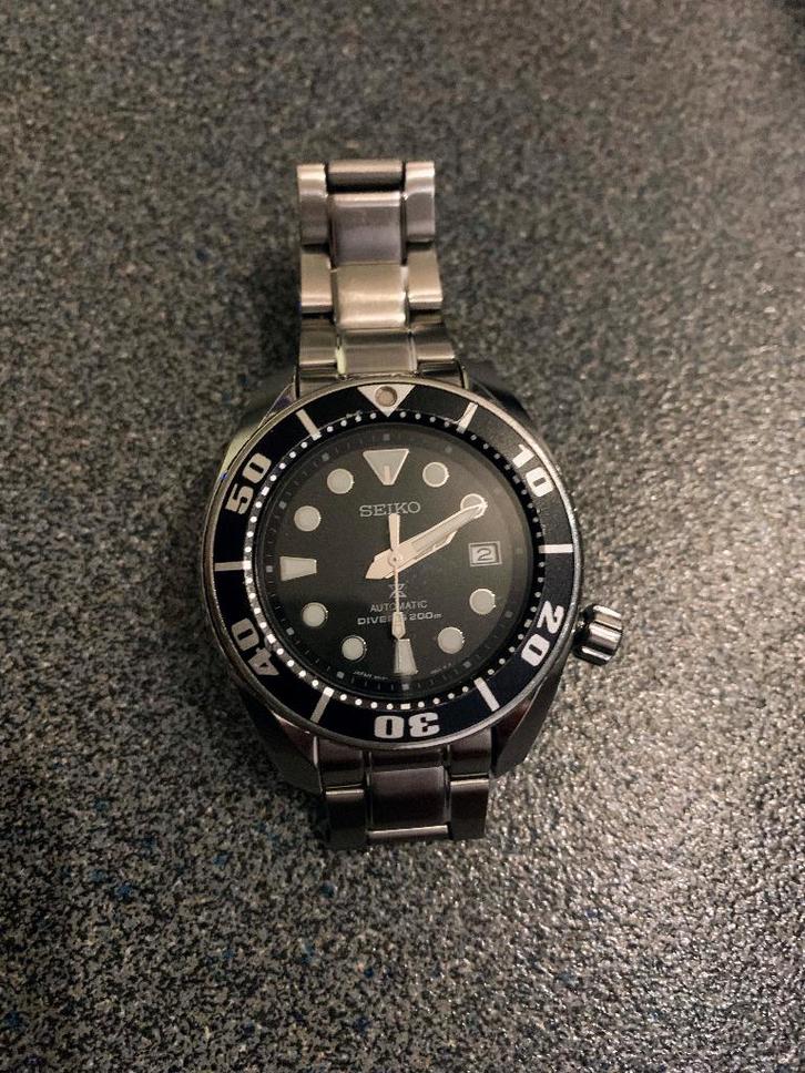 Seiko Sumo, Sieraden, Tassen en Uiterlijk, Horloges | Heren, Zo goed als nieuw, Polshorloge, Seiko, Staal, Staal, Ophalen of Verzenden