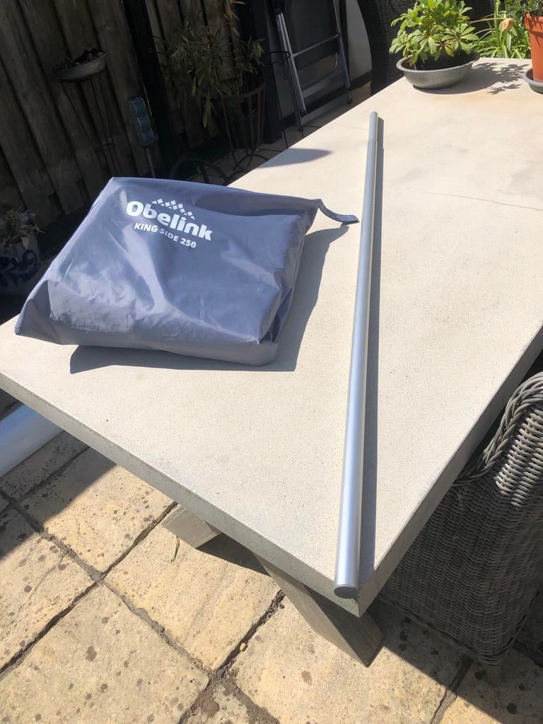 Obelink King Side 250 zijwand voor luifel, Ophalen of Verzenden, Zo goed als nieuw