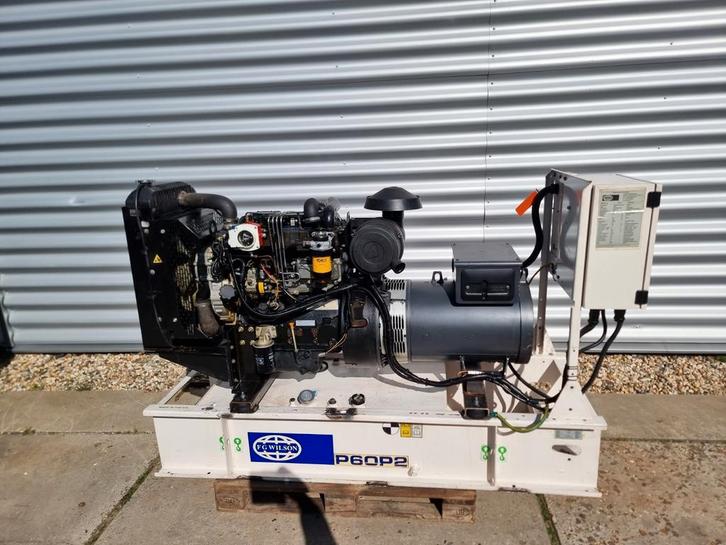 Perkins 1104 Wilson generatorset 75 kva, Doe-het-zelf en Verbouw, Aggregaten, Gebruikt, Dieselolie, Ophalen of Verzenden