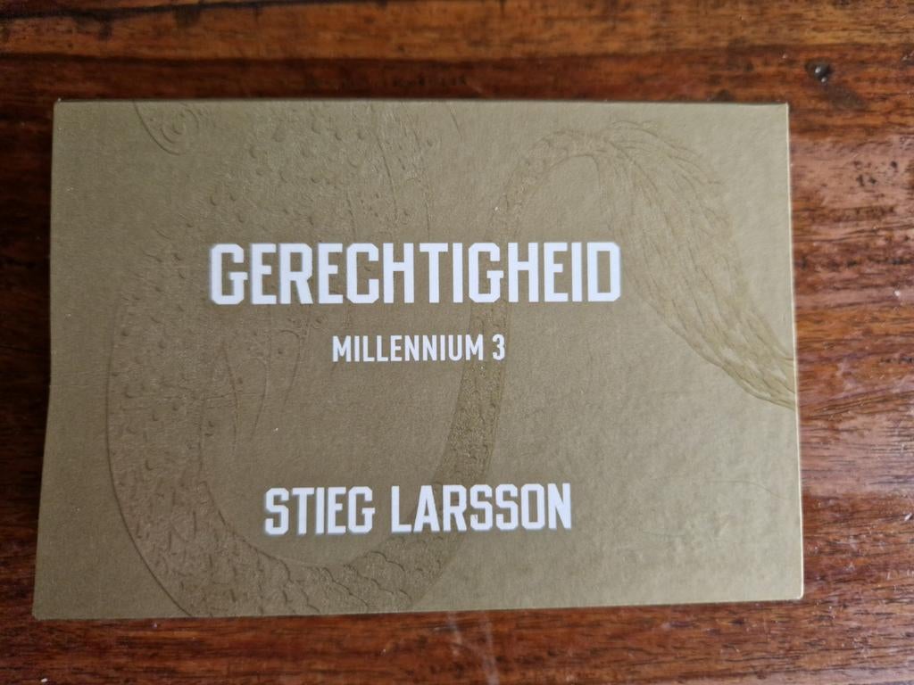 Dwarsligger Gerechtigheid - Millennium 3 - Stieg Larsson, Ophalen of Verzenden, Nieuw