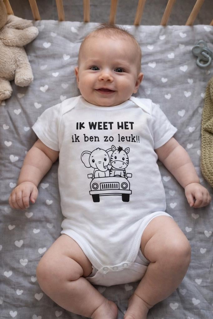 Rompertjes bedrukken met eigen tekst of afbeelding, Ophalen of Verzenden, Nieuw, Jongetje of Meisje