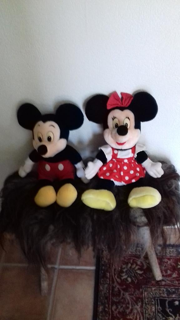 Mickey en Minnie Mouse, Verzamelen, Disney, Ophalen of Verzenden, Mickey Mouse, Zo goed als nieuw, Beeldje of Figuurtje