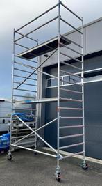 Aluminium rolsteiger actie model, Doe-het-zelf en Verbouw, Steigers, Ophalen of Verzenden, Zo goed als nieuw, Rolsteiger of Kamersteiger