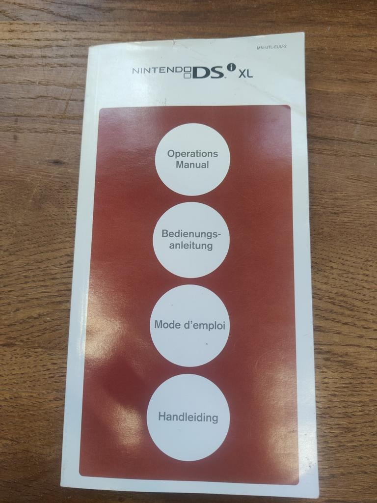 Handleiding Nintendo DSi XL, Ophalen of Verzenden