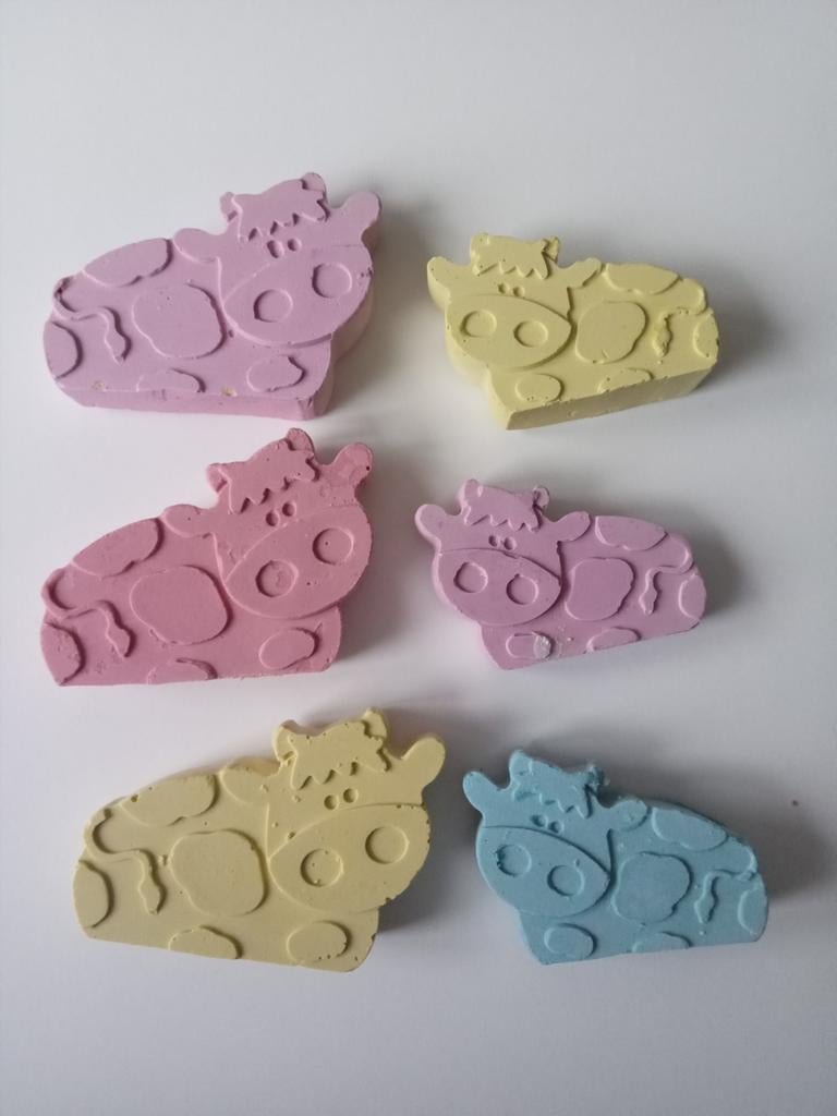 Stoepkrijt koeien, diverse kleuren, Ophalen of Verzenden