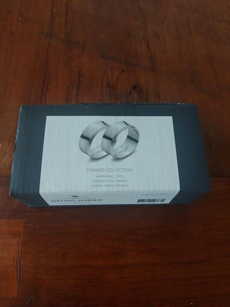 Georg Jensen Pyramid servetringen, Overige typen, Ophalen of Verzenden, Metaal, Overige merken