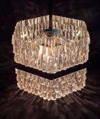 Vintage Scandinavisch Pentagoon Hanglamp, Ophalen of Verzenden, Zo goed als nieuw, Metaal, 50 tot 75 cm