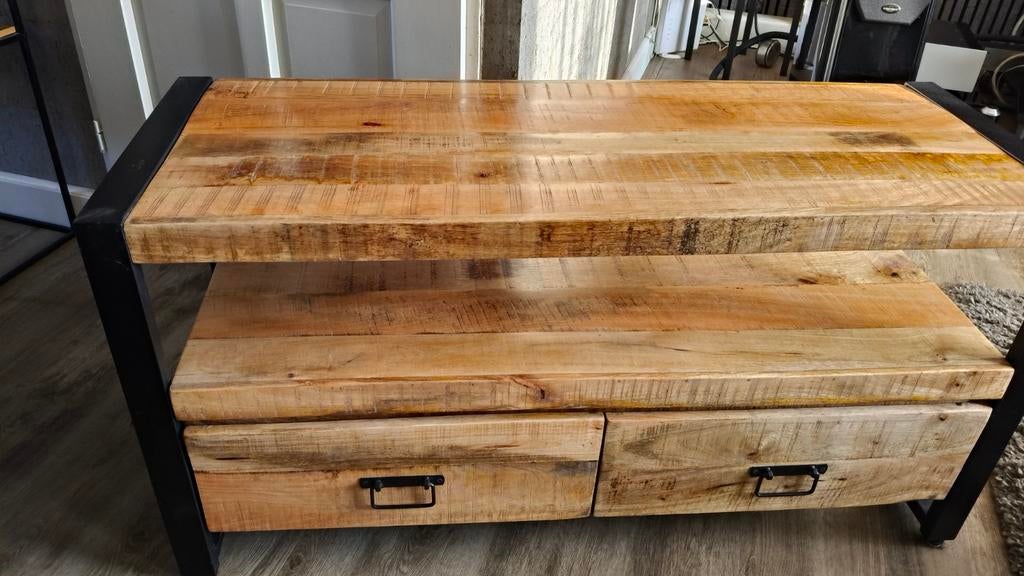 Robuust tv/audio meubel - 120x61x45 cm, Huis en Inrichting, Kasten | Televisiemeubels, Gebruikt, 100 tot 150 cm, Minder dan 100 cm