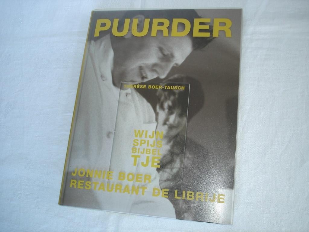 Puurder Wijn Spijs Bijbel Jonnie Boer De Librije gesigneerd, Ophalen, Hoofdgerechten, Nieuw, Nederland en België