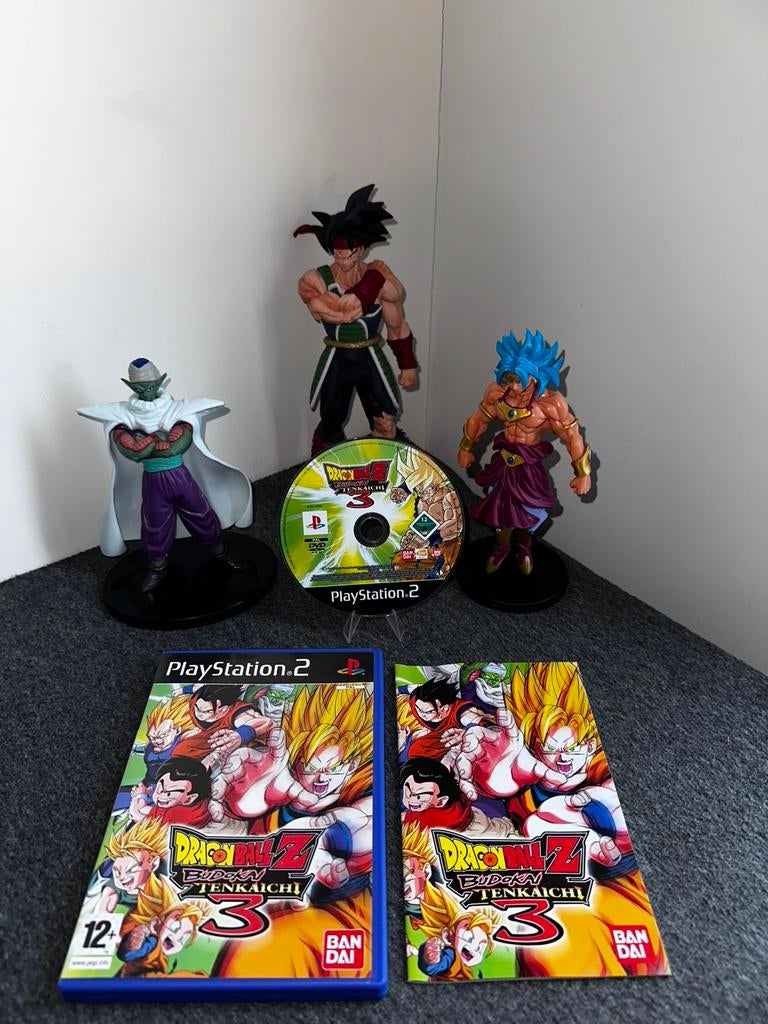 Dragon Ball Z Budokai Tenkaichi 3 PlayStation 2 PAL +1figure, Spelcomputers en Games, Games | Sony PlayStation 2, Vechten, 2 spelers