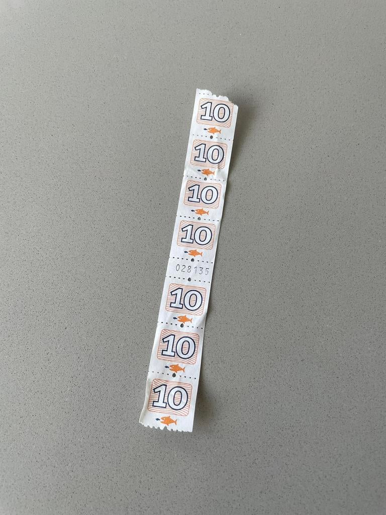 Zegels staatsloterij (gokje jaren 90), Hobby en Vrije tijd, Spaarzegeltjes, Ophalen of Verzenden, Overige soorten, Zegels, Bonnen of Punten