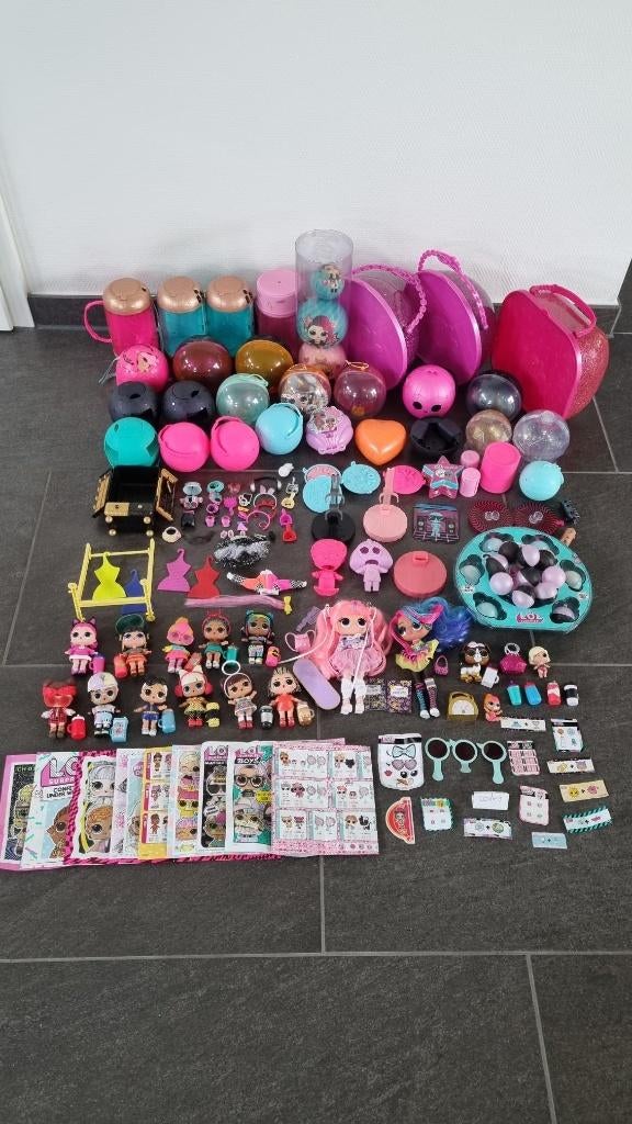 Verzameling lol poppen met accessoires, Ophalen of Verzenden, Zo goed als nieuw, Overige typen