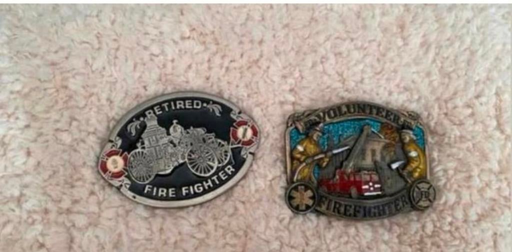 Brandweer gespen 2 stuks zo goed als nieuw, Kleding | Heren, Ophalen of Verzenden, Zo goed als nieuw, Zwart