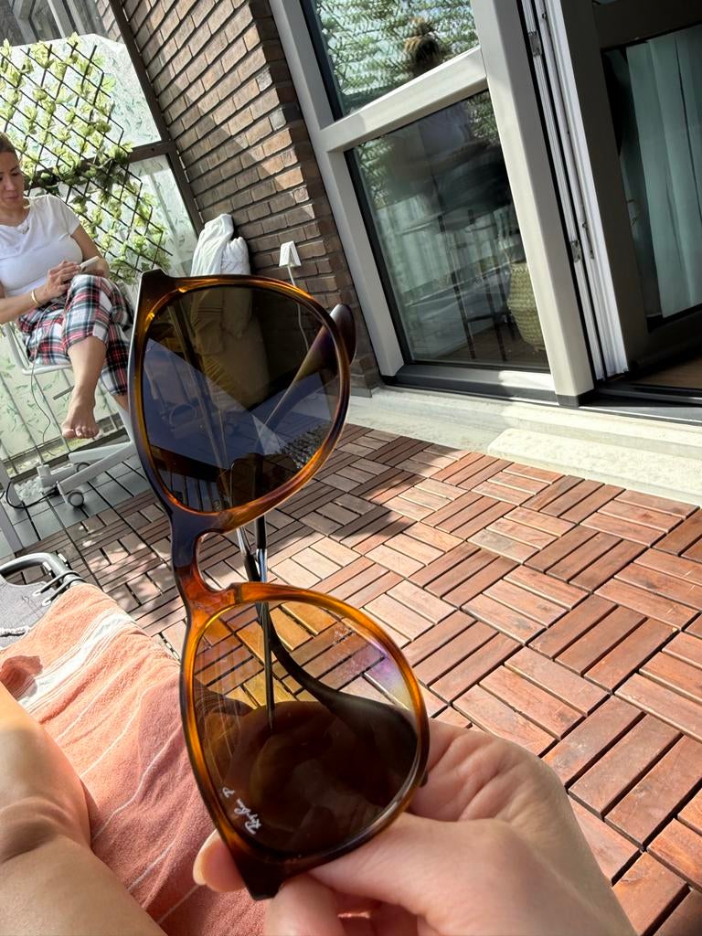 Ray-Ban zonnebril, Sieraden, Tassen en Uiterlijk, Zonnebrillen en Brillen | Dames, Gebruikt, Zonnebril, Bruin, Ophalen of Verzenden