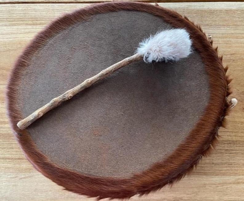Sjamanen drum paardenhuid, Ophalen of Verzenden, Zo goed als nieuw, Trommel