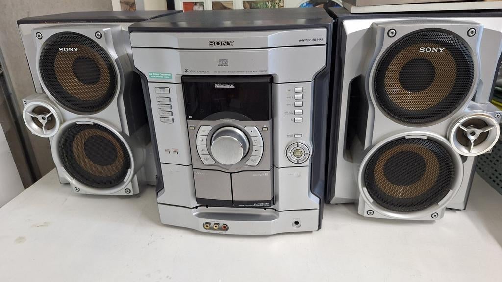 Sony Stereo Set met Boxen, Cassette, 3 CD Wisselaar & Tuner, Audio, Tv en Foto, Stereo-sets, Ophalen