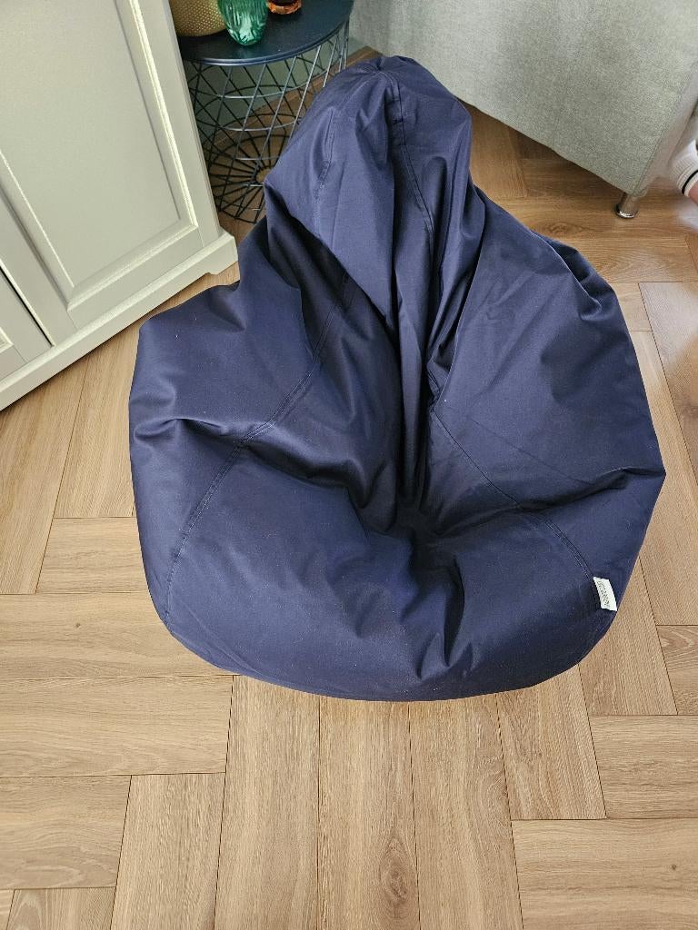 Zitzak loft 25, Ophalen, Zo goed als nieuw, Blauw, Zitzak