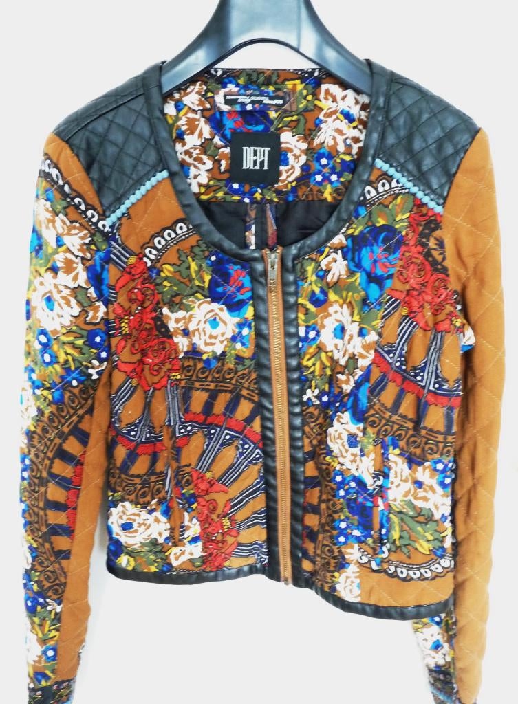 Mooi kleurrijk jasje van DEPT, Kleding | Dames, Jasjes, Kostuums en Pakken, Ophalen of Verzenden, Zo goed als nieuw, Jasje, Maat 36 (S)