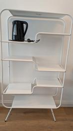 gratis wit metalen opberg wandrek, Ophalen of Verzenden, Gebruikt