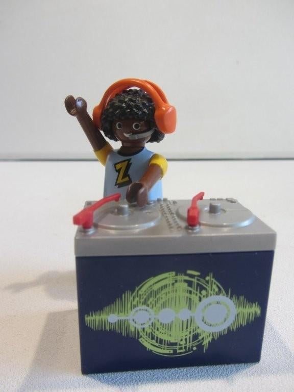 Playmobil DJ “Z” – 5377   diskjockey, Ophalen of Verzenden, Gebruikt, Los playmobil