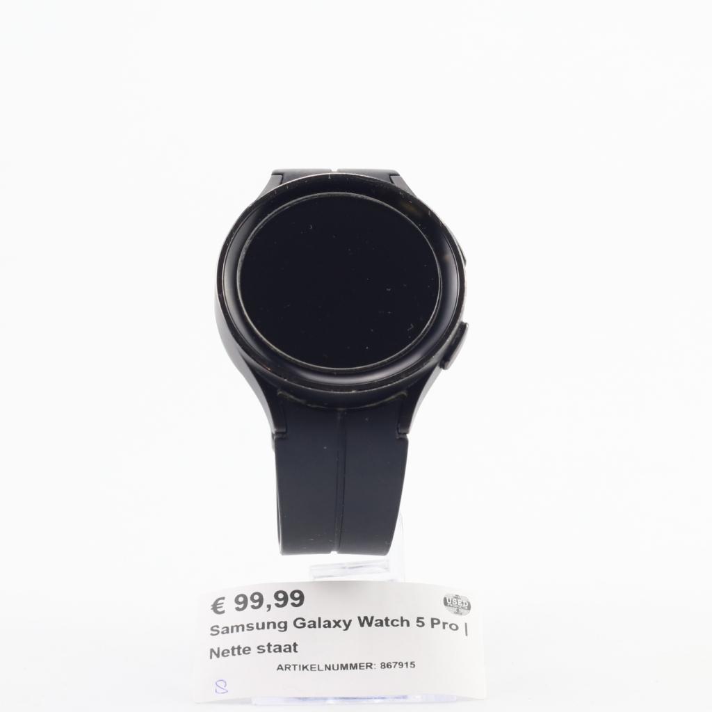 Samsung Galaxy Watch 5 Pro | Nette staat, Sieraden, Tassen en Uiterlijk, Smartwatches, Zo goed als nieuw