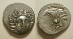 Griekse munt Rhodos -Islands off Caria -Drachm - 170-168 BC, Ophalen of Verzenden, Overige landen, Losse munt, Zilver
