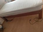 Auping seniorenbed electrisch inlc matras en topper, Ophalen, Zo goed als nieuw, Eenpersoons, Hout