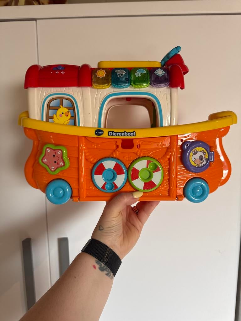 Vtech Zoef Zoef Dierenboot, Ophalen of Verzenden, Gebruikt, Overige typen, Met licht