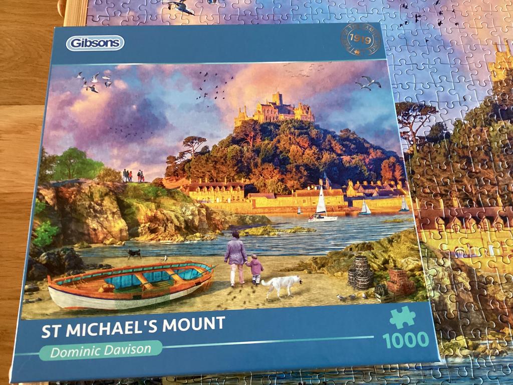 Gibsons puzzel 1000 St Michael’s Mount 6410, Hobby en Vrije tijd, Denksport en Puzzels, Ophalen of Verzenden, 500 t/m 1500 stukjes