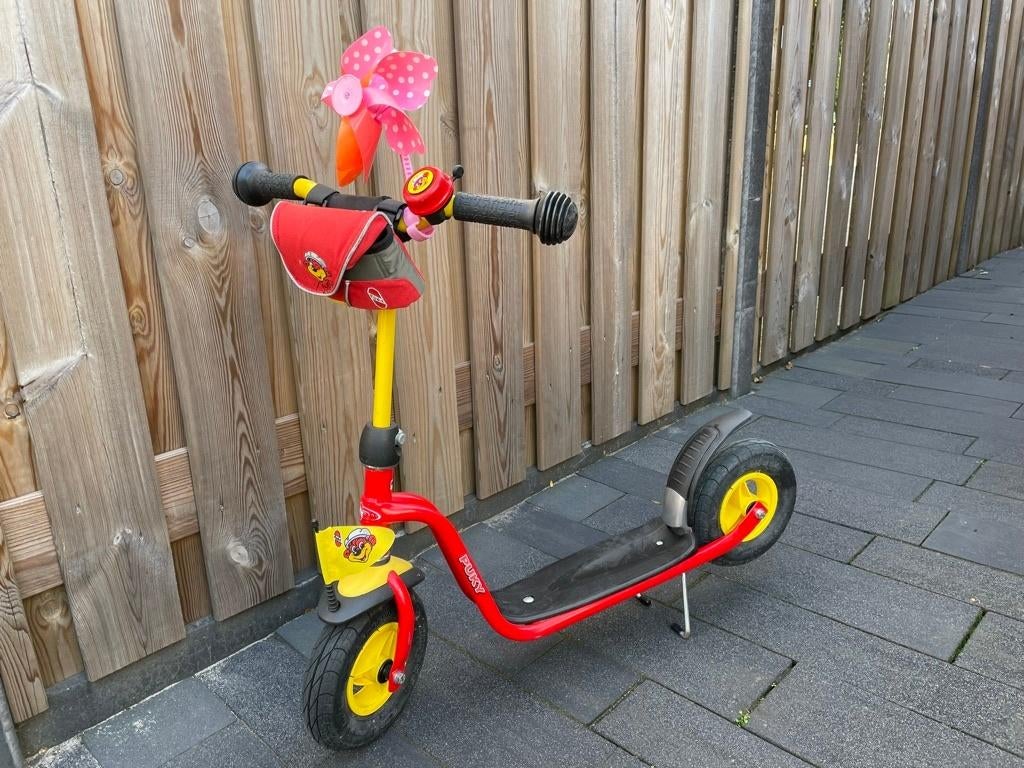 step Puky, kleur rood, Fietsen en Brommers, Steps, Ophalen, Zo goed als nieuw, Gewone step, Puky