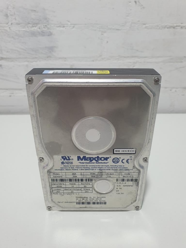 Maxtor DiamondMax VL 30 – 20,4 GB IDE harde schijf (3,5"), Computers en Software, Harde schijven, Maxtor, Intern, Gebruikt, 20,4GB