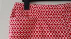 Rood-witte broek maat 46, Kleding | Dames, Broeken en Pantalons, Ophalen, Maat 46/48 (XL) of groter, Zo goed als nieuw, Lang