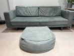 Gratis ophalen Complete Zithoek 3-Zits Bank, Fauteuil & Poef, Ophalen, Gebruikt, Leer