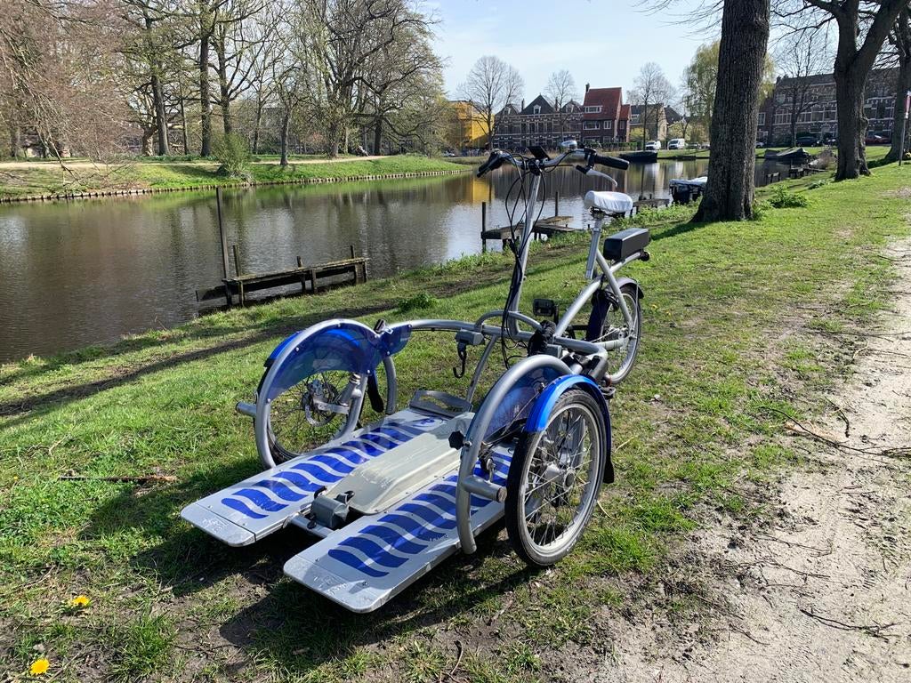 Van Raam Veloplus rolstoelfiets (nieuwe batterij), Ophalen, Gebruikt