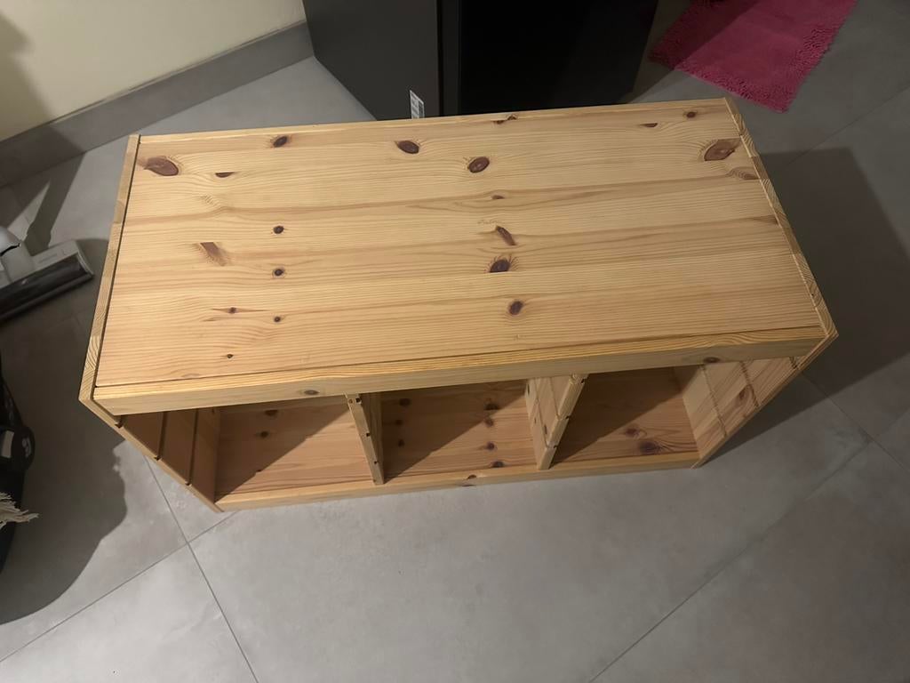 Grenen gebeitst ikea trofast kast tafelmodel, Ophalen, Zo goed als nieuw, Drinken en Voederen