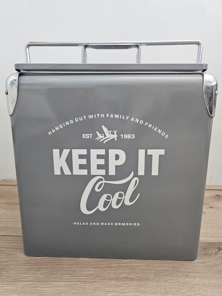 Vintage stijl coolbox  - Nieuw!, Ophalen, Nieuw, Koelbox, Koelelement