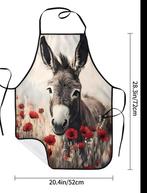 Superleuke  schort met ezelprint, Ophalen of Verzenden, Nieuw