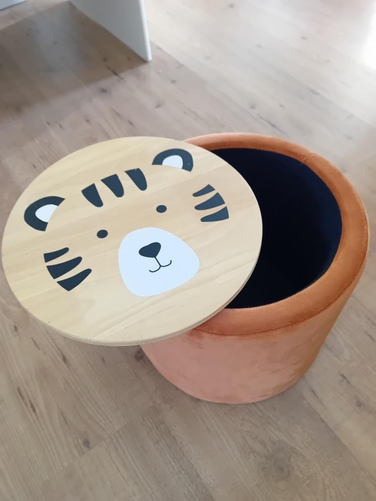 2x Krukje met opbergruimte - Tijger design, Ophalen