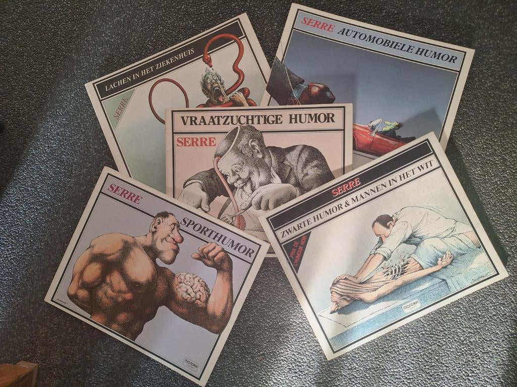 5 x Serre - ' absurde humor met een vleugje nostalgie', Meerdere comics, Ophalen of Verzenden, Europa