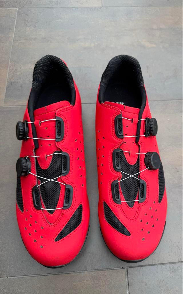 Lake CX 238 fietsschoenen rood maat 48, Heren, Schoenen, Overige maten, Ophalen of Verzenden