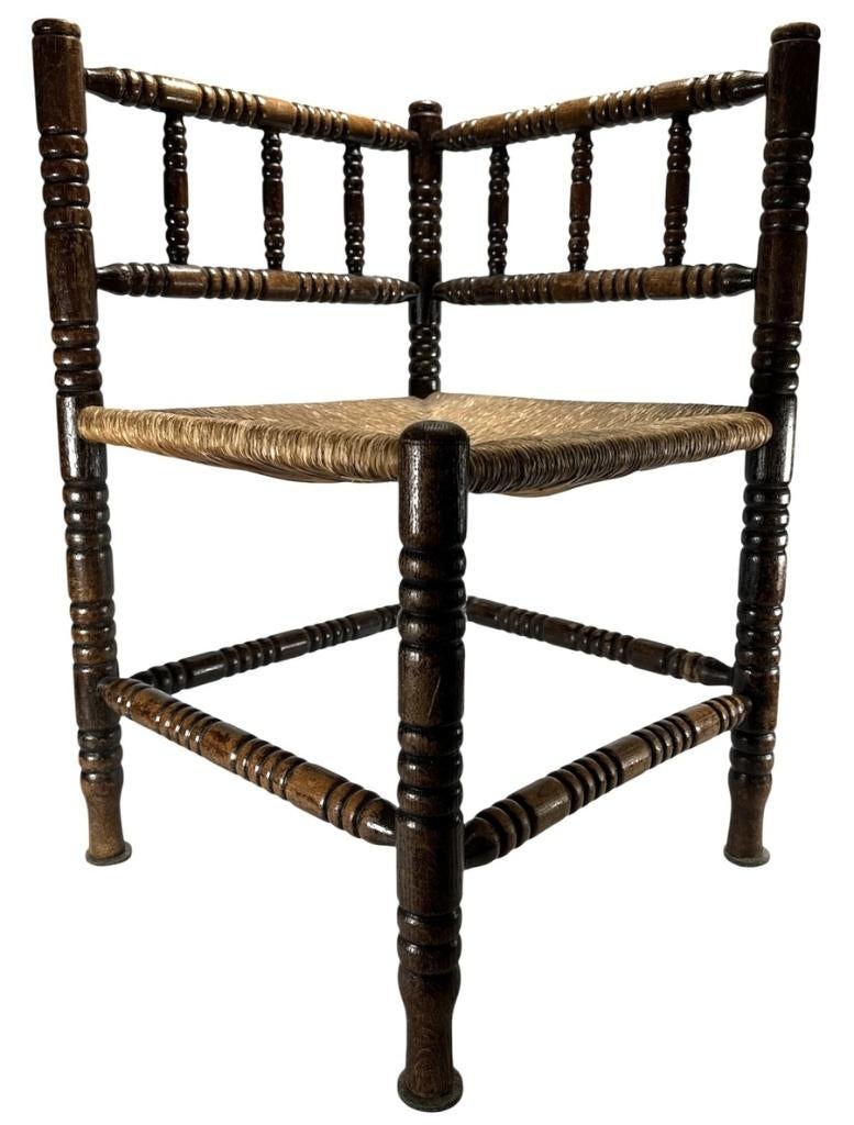 1152. Knobbelstoel, eerste helft 20e eeuw, Ophalen of Verzenden