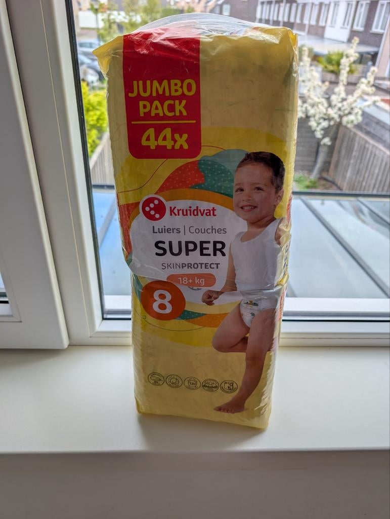 Volle pak kruidvat luiers maat 8, Ophalen, Nieuw, Overige typen