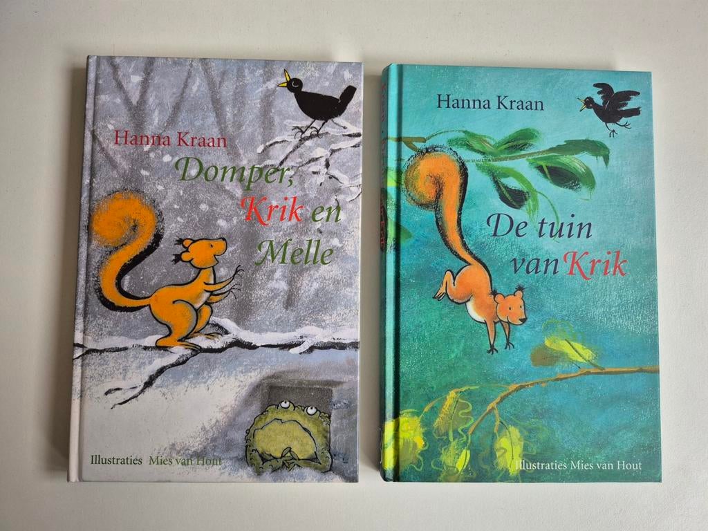 Hanna Kraan - Domper, Krik en Melle & De tuin van Krik, Boeken, Ophalen of Verzenden, Zo goed als nieuw, Sprookjes