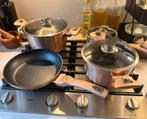 Berlinger Haus 6-delige pannenset, Ophalen, Gebruikt, Pannenset, Rvs
