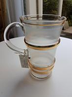 Art Deco Waterkan met goud hoogte 22,5 cm, Ophalen of Verzenden