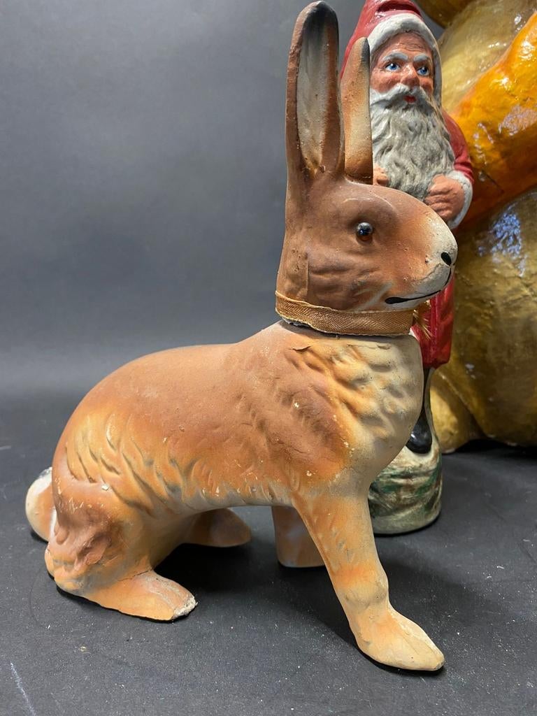 Antieke container paashaas glasogen, Verzenden