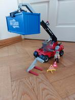 Playmobil Grote Heftruck voor Containers Set 5256 Compleet, Ophalen of Verzenden, Zo goed als nieuw, Complete set