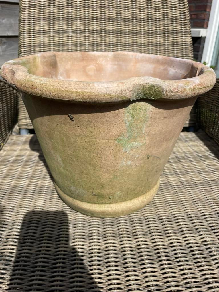 Terracotta bloempot, Steen, Minder dan 30 cm, Rond, Ophalen of Verzenden