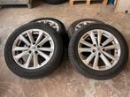 Lichtmetalen velgen met Zomerbanden 17 inch Nissan Qashqai, Auto-onderdelen, Banden en Velgen, Ophalen, 215 mm, Velg(en), 17 inch